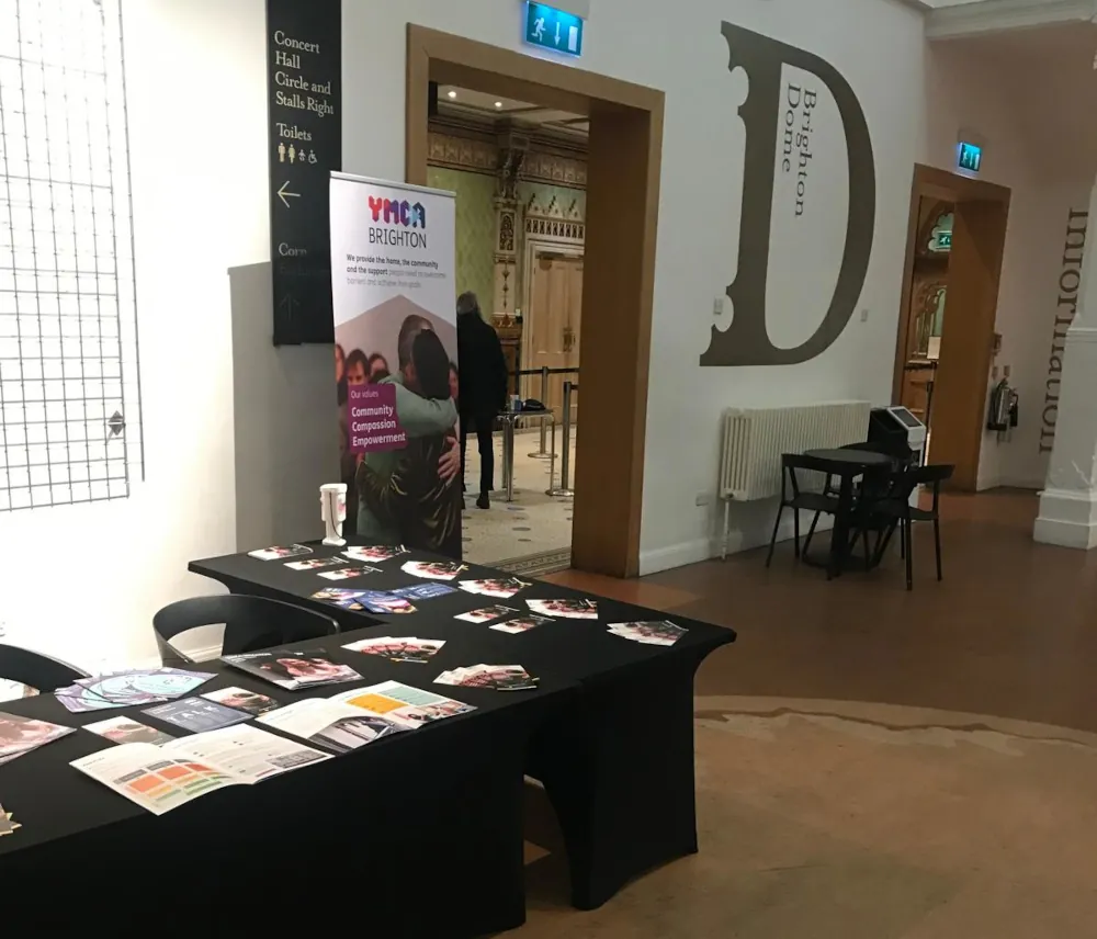 YMCA stand at the Brighton Dome